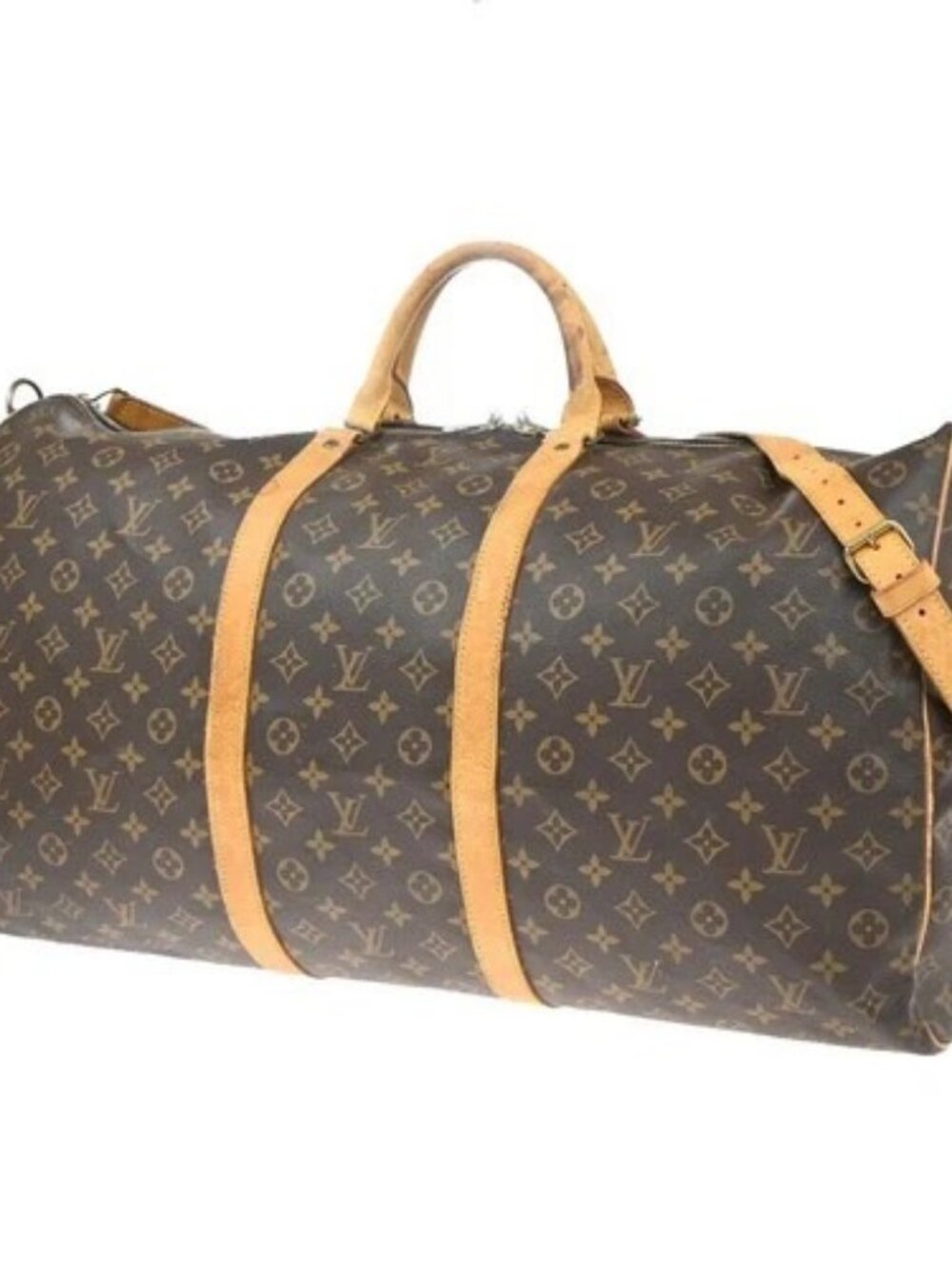 LOUIS VUITTON Keepall Bandouliere 60 2Way Hand Bag Monogram Brown M41412 11YH929 - Picture 1 of 16